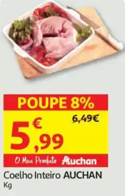 Auchan Coelho Inteiro AUCHAN promoção