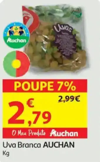 Auchan Uva Branca AUCHAN promoção