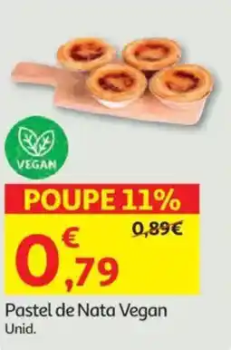 Auchan Pastel de Nata Vegan promoção