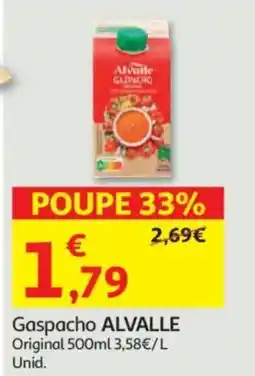 Auchan Gaspacho ALVALLE promoção