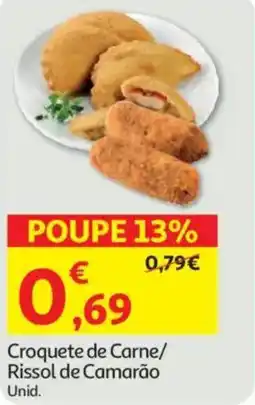 Auchan Croquete de Carne/ Rissol de Camarão promoção