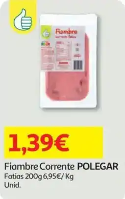 Auchan Fiambre Corrente POLEGAR Fatias promoção