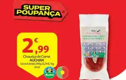 Auchan Chouriço de Carne AUCHAN promoção