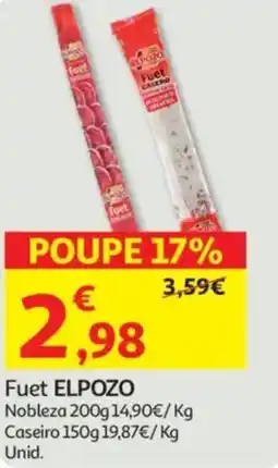 Auchan Fuet ELPOZO promoção