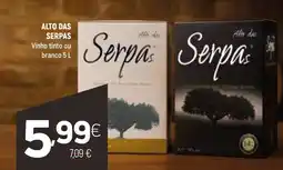 Coviran ALTO DAS SERPAS Vinho tinto ou branco promoção