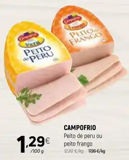 Coviran CAMPOFRIO Peito de peru ou peito frango promoção