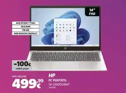 Radio Popular HP PC Portátil 14-EM0008NP promoção