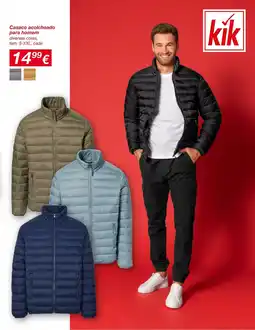 kik Casaco acolchoado para homem promoção