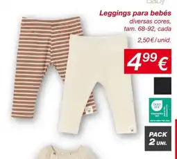 kik Leggings para bebés promoção