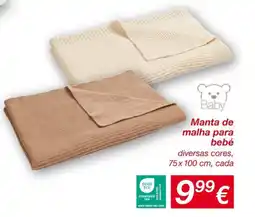 kik Manta de malha para bebé promoção