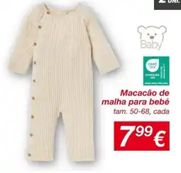 kik Macacão de malha para bebé promoção