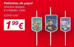 kik Palhinhas de papel promoção