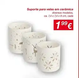 kik Suporte para velas em cerâmica promoção