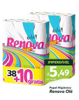 Roque Supermercados Papel Higiénico Renova Olé promoção