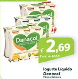Roque Supermercados logurte Líquido Danacol Varios Sabores promoção