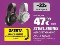 Radio Popular Steel series HEADSET GAMING ARCTIS NOVA1 promoção