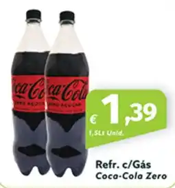 Roque Supermercados Refr. c/Gás Coca-Cola Zero promoção