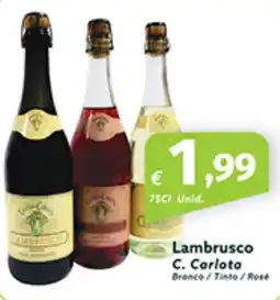 Roque Supermercados Lambrusco C. Carlota promoção