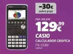 Radio Popular CASIO Calculador gráfica FX-CG50 promoção
