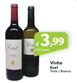 Roque Supermercados Vinho Evel promoção