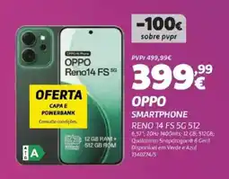 Radio Popular OPPO Smartphone Reno14 FS 5G 512 promoção
