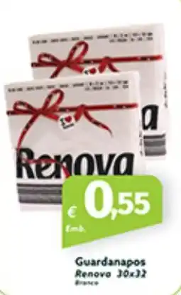 Roque Supermercados Guardanapos Renova 30x32 promoção