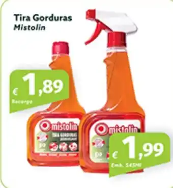 Roque Supermercados Tira Gorduras Mistolin promoção
