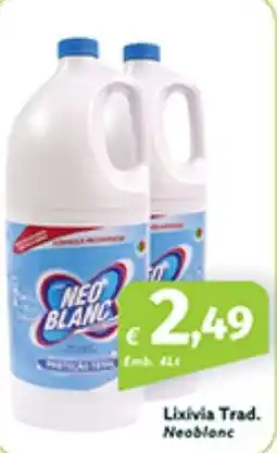 Roque Supermercados Lixivia Trad. Neoblanc promoção