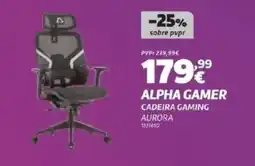 Radio Popular Alpha gamer cadeira gaming promoção