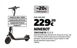 Radio Popular NINEBOT TROTINETE E2 E II promoção