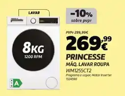 Radio Popular PRINCESSE Máq. lavar roupa wm1255ct2 promoção
