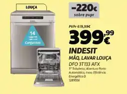 Radio Popular INDESIT Máq. lavar louça DFO 3T133 AFX promoção