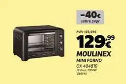 Radio Popular Moulinex mini forno OX 484810 promoção