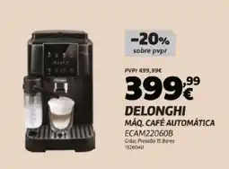 Radio Popular Delonghi máq. café automática ECAM22060B promoção