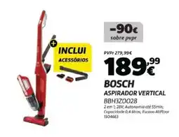 Radio Popular Bosch aspirador vertical BBH3Z0028 promoção