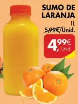 Pingo Doce Sumo de laranja promoção