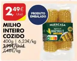 Pingo Doce Milho inteiro cozido promoção