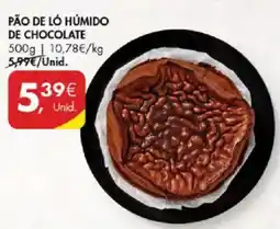 Pingo Doce Pão de ló húmido de chocolate promoção