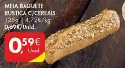 Pingo Doce Meia baguete rústica c/cereais promoção