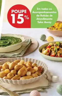 Pingo Doce Em todos os Acompanhamentos do Balcão de Atendimento Take Away promoção