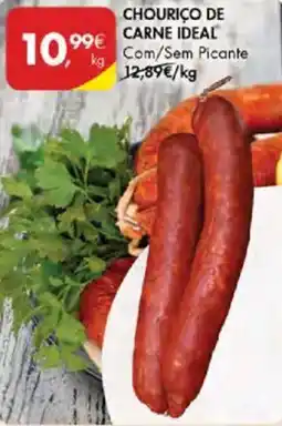 Pingo Doce Chourico de carne ideal promoção