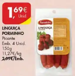Pingo Doce Linguiça porminho promoção
