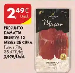 Pingo Doce Presunto damatta reserva 12 meses de cura promoção