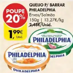 Pingo Doce Queijo p/ barrar philadelphia promoção