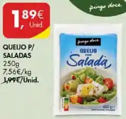 Pingo Doce Queijo p/ saladas promoção