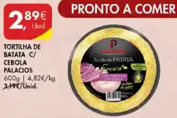 Pingo Doce Tortilha de batata c/ cebola palacios promoção