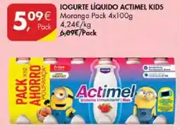 Pingo Doce Iogurte líquido actimel kids promoção
