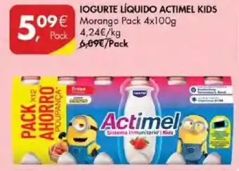 Pingo Doce Iogurte líquido actimel kids promoção