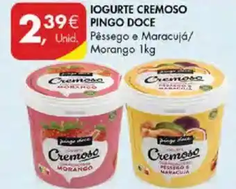 Pingo Doce Iogurte cremoso pingo doce promoção