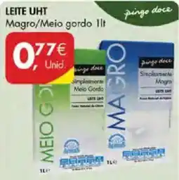 Pingo Doce Leite uht promoção